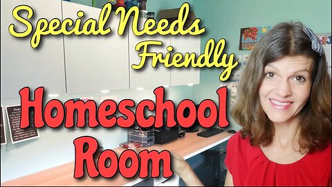 **UPDATED** HOMESCHOOL ROOM TOUR 2021 || SPECIAL NEEDS HOMESCHOOLING FRIENDLY