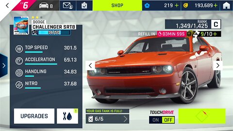 Asphalt 9 Legends - Daily Car Loot - Trainspotter - Dodge Challenger SRT8