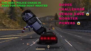 😱 Dodge Challenger Demon: 😱 The Monster Car in Epic Need for Speed Most Wanted Police Chase