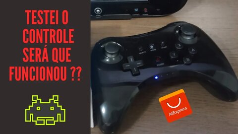 TESTANDO O CONTROLE DO WII U DO ALIEXPRESS