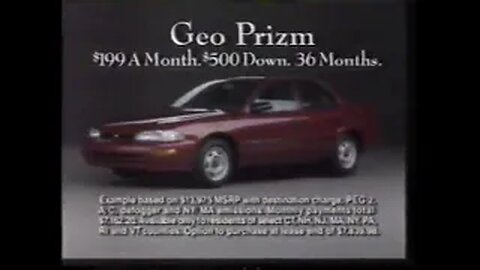 Geo Prizm Commercial (1995)