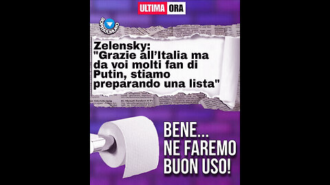 (26 FEBBRAIO 2024) - ANDREA COLOMBINI: “CON LE LISTE DI ZELENSKY E I SORRISI DELLA GIORGIA #NOI CI PULIREMO IL CULO!! COSA VI DIRANNO IN LOGGIA?!...”😂😅😂