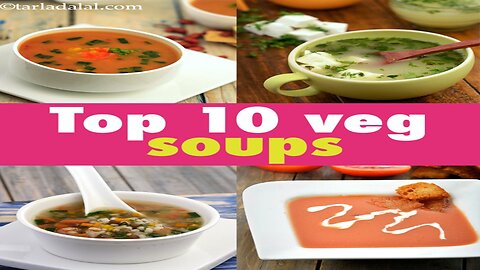 10 types of vegetables soup shorts