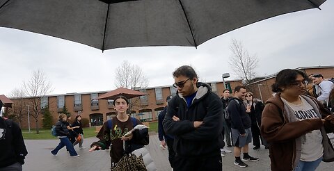 Binghamton University: Even In The Rain The Gospel Draws A Crowd, Dealing With Atheists and Jews, Skeptics and Evolutionists, One Former Christian Asks Many Questions And Seems To Come Under Conviction, A Great Day of Preaching!