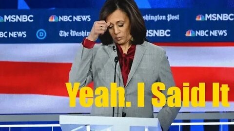 Kamala Harris Must Immediately To F*ck All The Way Off; She Doesn't Represent You.