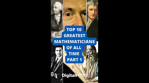 Top 10 Greatest Mathematicians of All Time Part 1