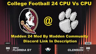 College Football 24 Seminoles Vs Tigers CFB Mod