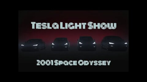 Tesla Model Y Light Show - 2001 Space Odyssey - Richard Strauss