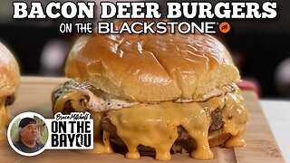 Bacon Deer Burgers with Bruce Mitchell | Blackstone Griddles