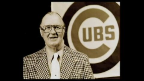 June 17, 1975 - The Legendary Jack Brickhouse at the Mic for Cubs-Phillies Game