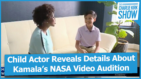 Child Actor Reveals Details About Kamala’s NASA Video Audition