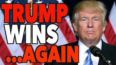 Trump Wins Again - 'DS' want Nikki to stay in until Trump is convicted 1/26/24..