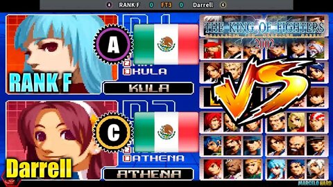 The King of Fighters 2002 (RANK F Vs. Darrell) [Mexico Vs. Mexico]