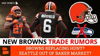 Browns Rumors Now: Kareem Hunt Trade? Seattle OUT On Baker Trade? + Browns NFL Draft Sleepers