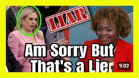 OMG! REPORTERS IN UNISON EXPELS KARINE JEAN-PIERRE FALSE CLAIMS,LEAVING HER LOOKING STUPID ON STAGE!