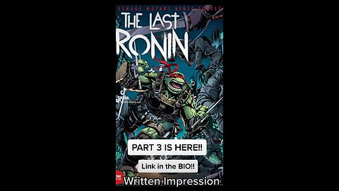 Written Reaction to “The Last Ronin”