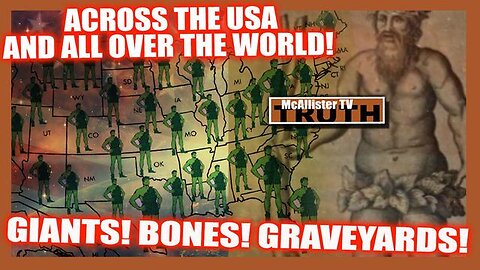 HIDDEN HISTORY! PREHISTORIC RACE OF GIANTS! 7 TO 12 FEET! GRAVEYARDS IN EVERY STATE AND COUNTRY!
