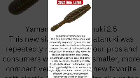 New 2024 Lures #fishing