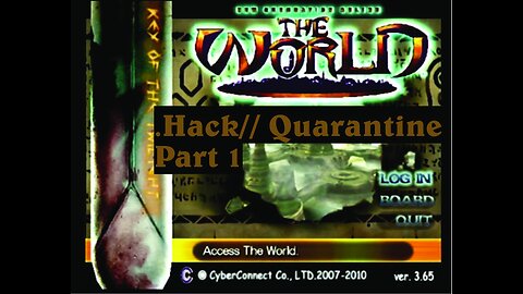 Re(tro)Play: .Hack// Quarantine- part 1