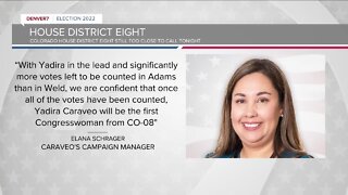 Democrat Dr. Yadira Caraveo poised to win Colorado's 8th Congressional District seat