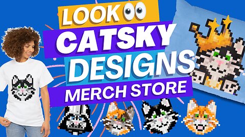 CatskyAI's Catsky Designs - Store LIVE on Etsy and Facebook! 😊🤑❤
