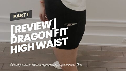 [REVIEW] Dragon Fit High Waist Yoga Shorts for Women with 2 Side Pockets Tummy Control Running...