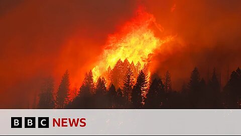 Man in court accused of starting historic California wildfire / BBC News