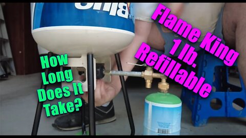 Flame King Refillable 1 lb. Propane Cylinders | How long to refill?