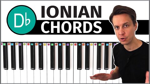 Piano // Chords in the Key of Db (Ionian)