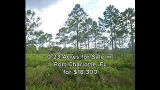 0.23 Acres for Sale in Port Charlotte, FL