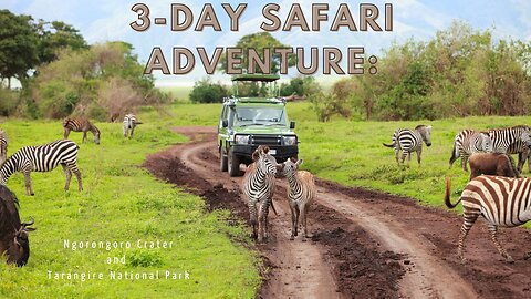 3-Day Safari Adventure Ngorongoro Crater and Tarangire National Park