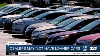 Don't Waste Your Money: The days of free loaner cars may be over, due to car shortage