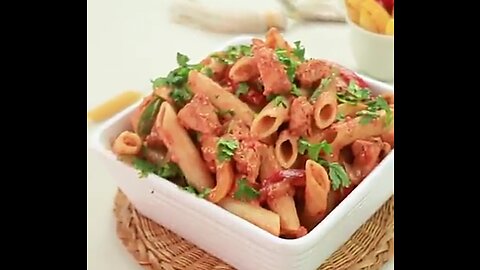 Fajita pasta | chicken cheesy pasta