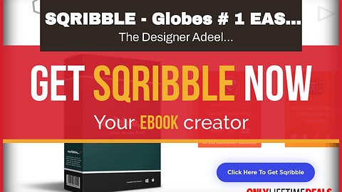 SQRIBBLE - Globes # 1 EASY TO USE & POWERFUL e-book Designer Studio