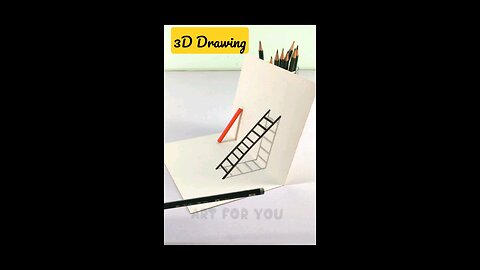 3 D Drawing Ladder