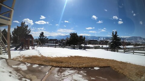 Time Lapse - Weather Monument, CO March 15th, 2021