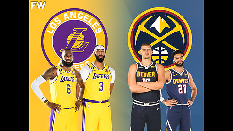 NBA WESTERN CONFERENCE NUGGETS VS LAKERS ( LIVE ) GAME 3