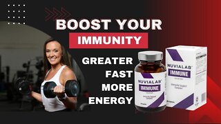 BOOST your Immunity with NUVIALAB IMMUNE.