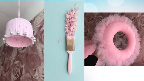 Pink Themed Cute Girls Room Crafts