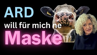 Anja Rreschke präsentiert die Maske für Rindviecher@warum.kritisch🙈