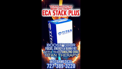 #BurnFat & Boost Your #Energy with #TitanMedical Therapy: #ECA Stack Plus!