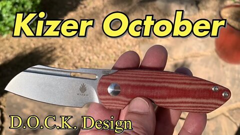 Kizer October / includes disassembly/ nice action, great design & premium steel !