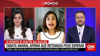 Deputada Federal Tabata Amaral, fala sobre o descaso que é o MEC., está abandonado @SHORTS CNN