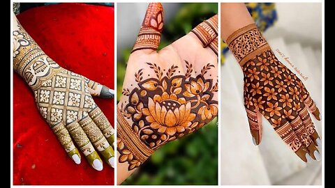 New latest Mehandi designs for hands