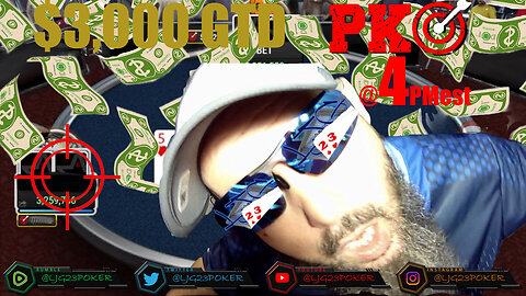 So many bounties!!! Live Online Poker $3,000 GTD Progressive Knockout - Let's Just Grind