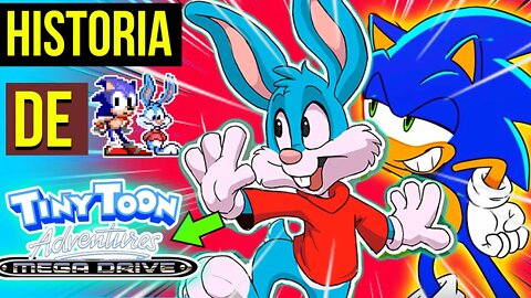 COPIARAM o SONIC 😂 | HISTORIA de TINY TOON do MEGA DRIVE