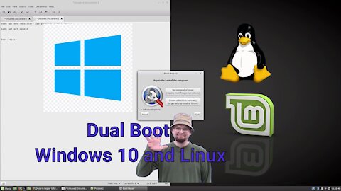 Dual Booting into Windows 10 and Linux Mint - Grub Repair - Troubleshooting and fix Computer Booting