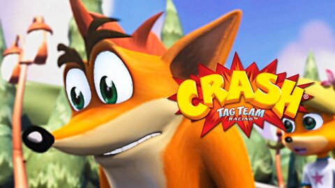 CRASH TAG TEAM RACING (PS2) #12 - Crash Bandicoot em busca de mais cristais do poder! (PT-BR)