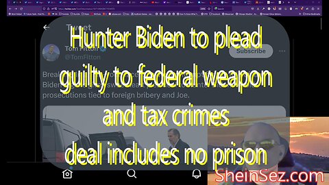 Biden regime gives sweetheart plea deal to Hunter Biden -SheinSez 206