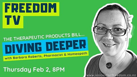 Freedom TV Therapeutic Products Bill With Barbara Roberts